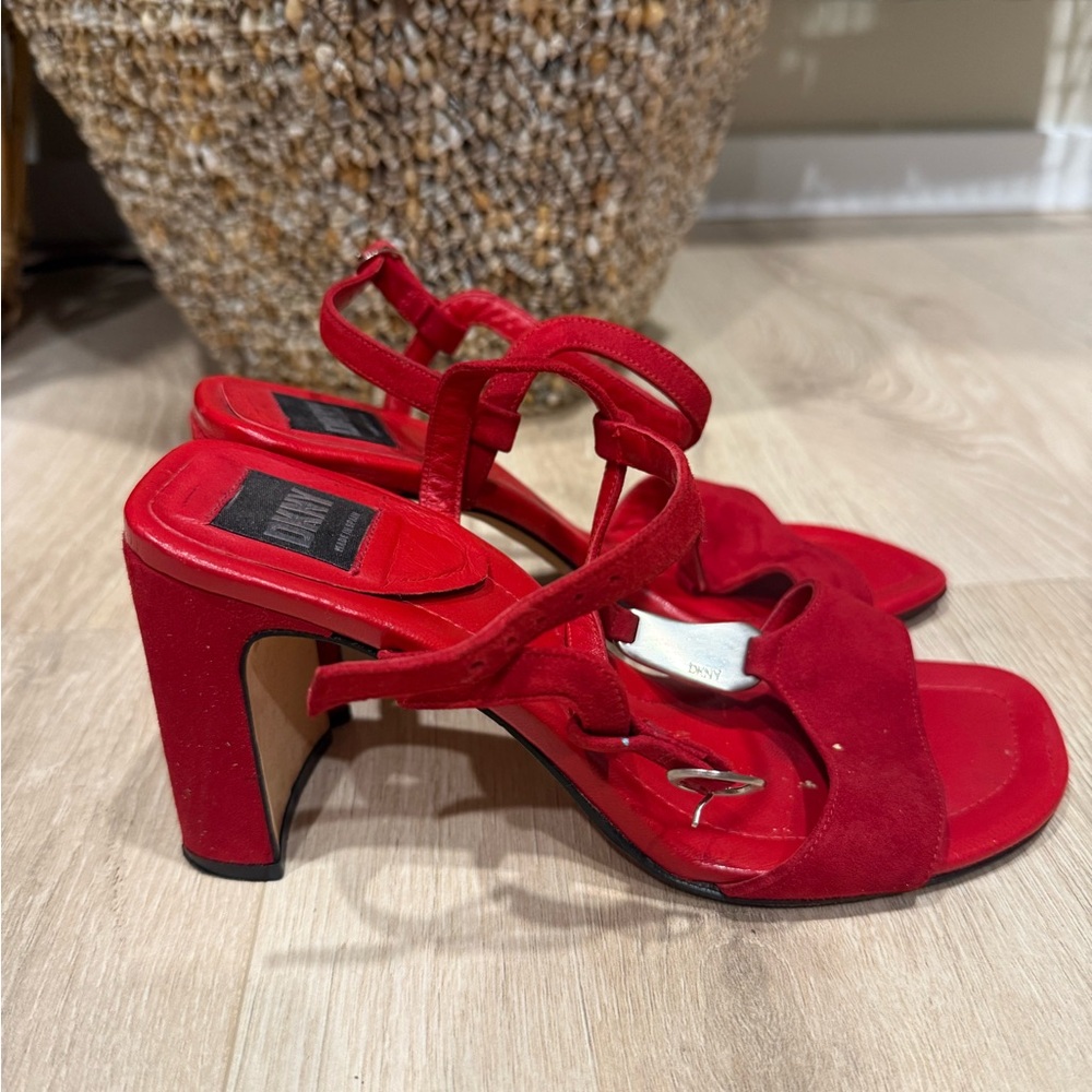 DKNY Red Heels